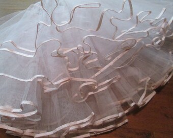 Vintage 1950s Crinoline Slip Skirt Petticoat "Velma" Size Medium-Large