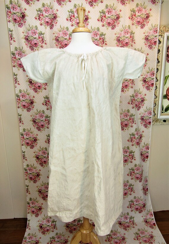 Antique 19th Century French Nightgown 1800’s Home… - image 2