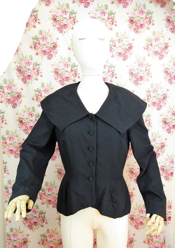 Vintage Blazer 1940’s Princess Jacket with Peplum… - image 2