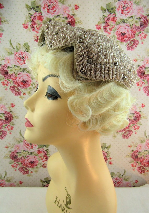 Vintage Fascinator Vintage Juliet cap - image 5