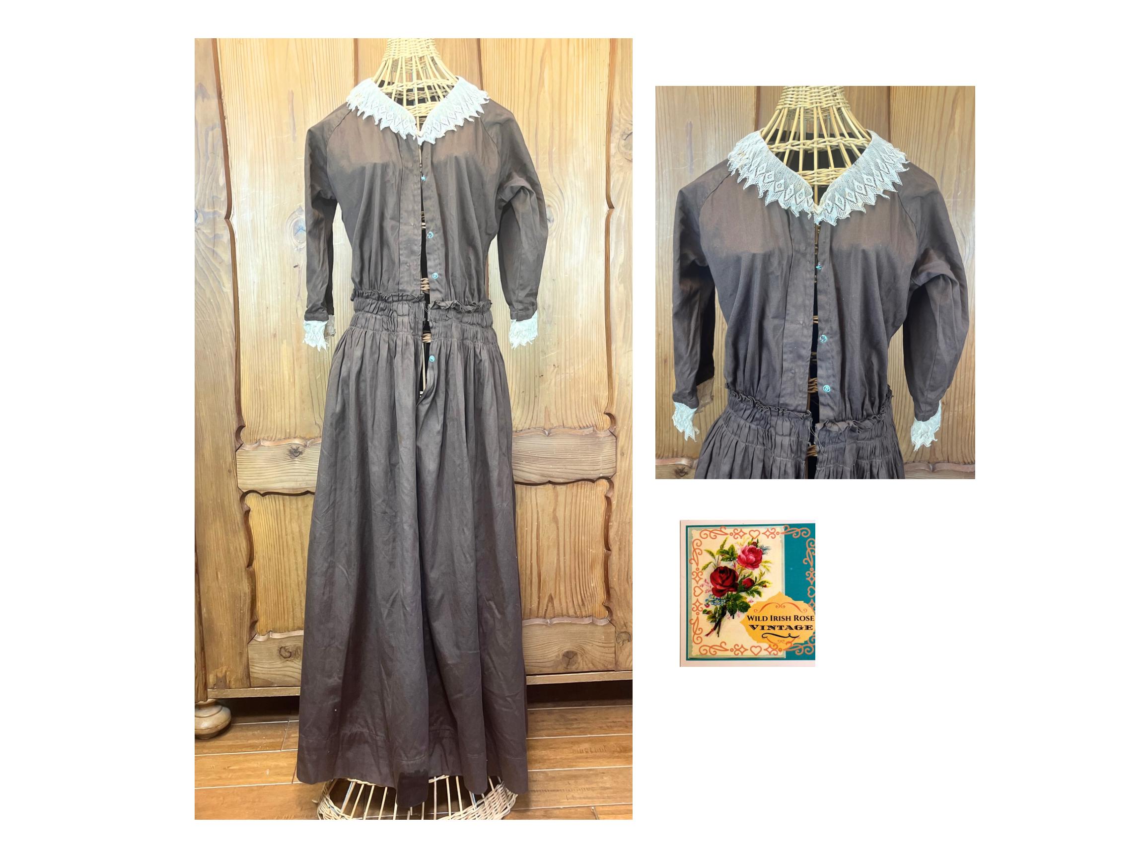 ワンピース 1910s Filet Lace Cotton Dress il_fullxfull.6075330796_iij7.