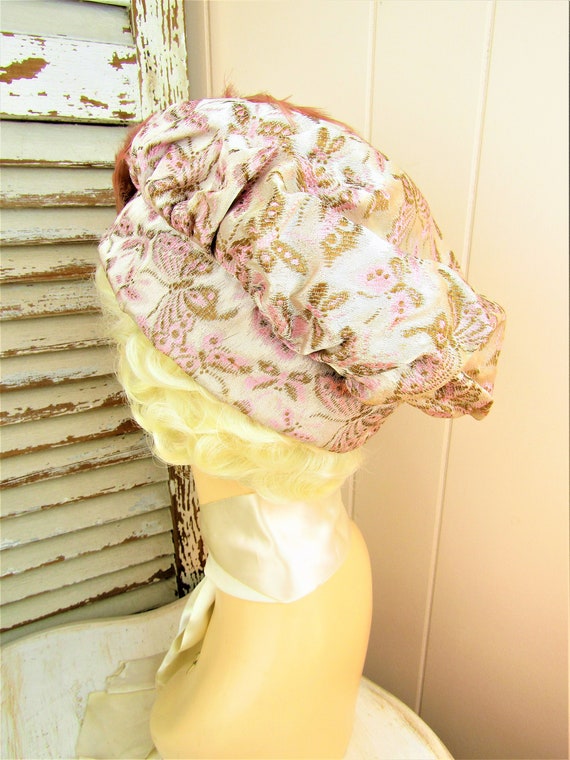 Antique Edwardian Hat Antique Millinery Hat with … - image 6