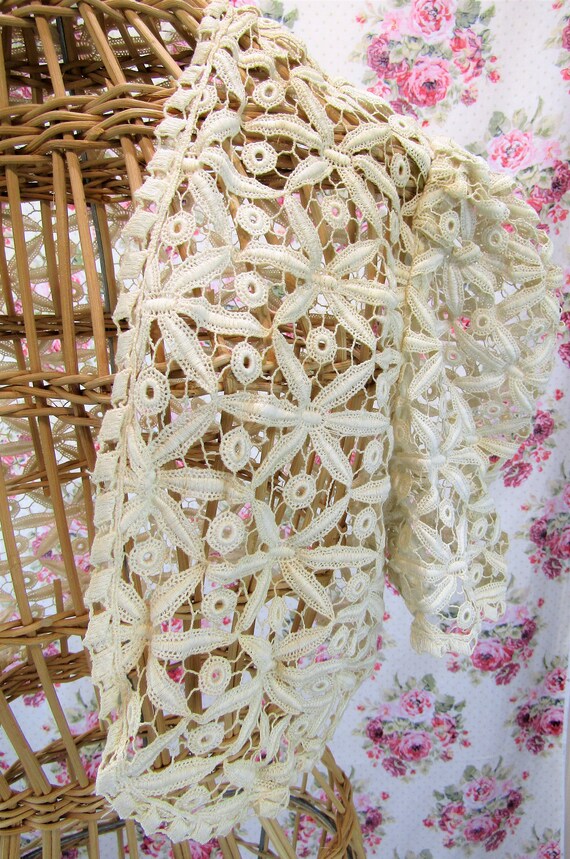 Antique Edwardian Lace Blouse Edwardian Jacket Ed… - image 4