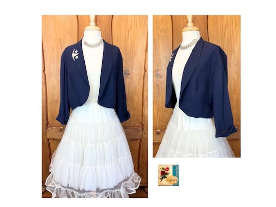 Vintage 1930’s Ladies’ Jacket Art Deco Shrug Vint… - image 1