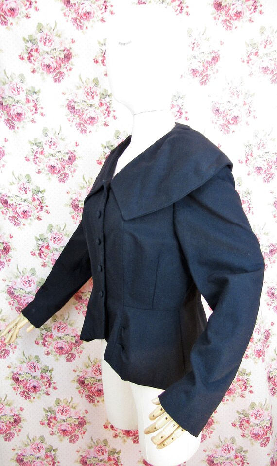 Vintage Blazer 1940’s Princess Jacket with Peplum… - image 7