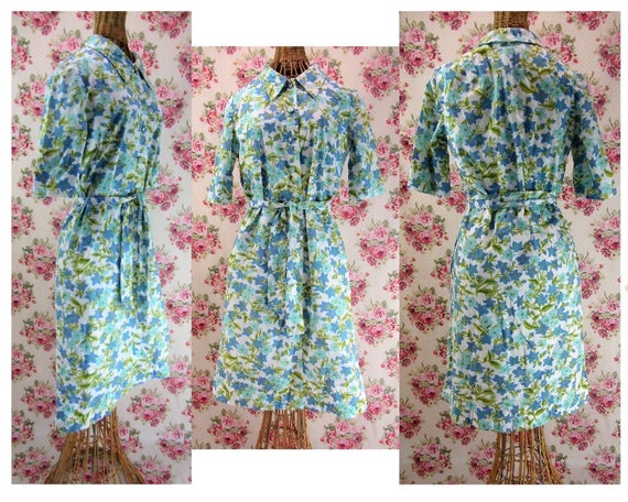 1960s Shirtdress Size Small to Medium Vintage McMu