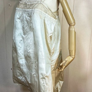 Antique Edwardian Lingerie Step In Silk Teddy Edwardian One Piece Lingerie Edwardian Bridal Lingerie image 4