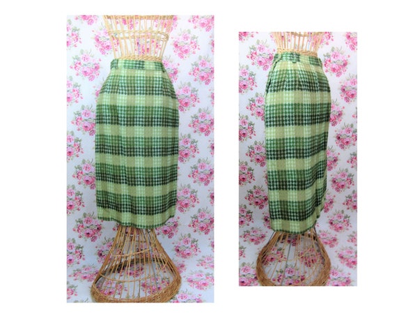 Vintage 1950s 50s Wiggle Skirt Size Small Vintage
