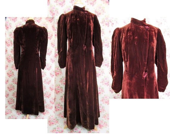 Vintage 1930s 30s Princess Coat Size S Vintage 193