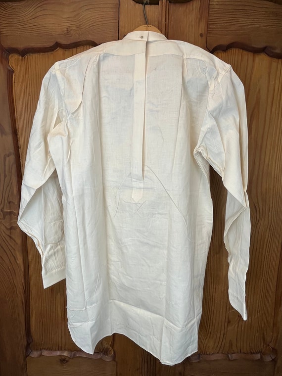 Antique Men’s Tuxedo Shirt Edwardian Men’s Collar… - image 4