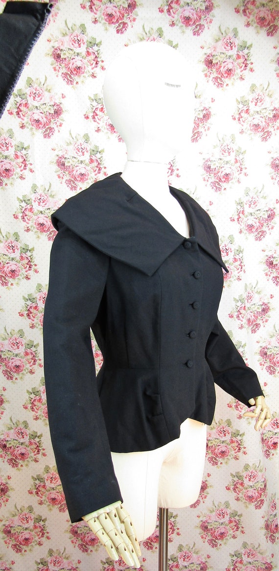 Vintage Blazer 1940’s Princess Jacket with Peplum… - image 4