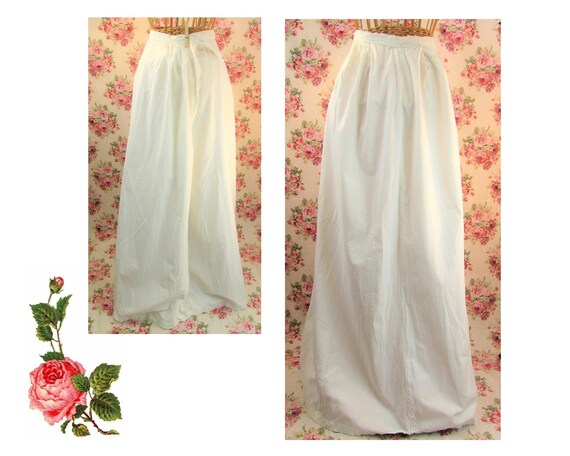 Antique Edwardian Skirt Size M Antique Pattern Ski