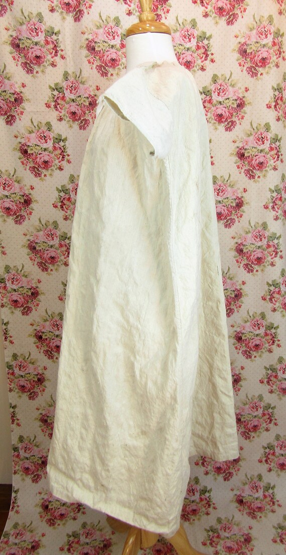 Antique 19th Century French Nightgown 1800’s Home… - image 3