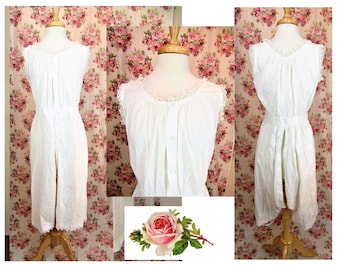 Victorian Chemise  Antique Chemise Combination Vintage Lingerie