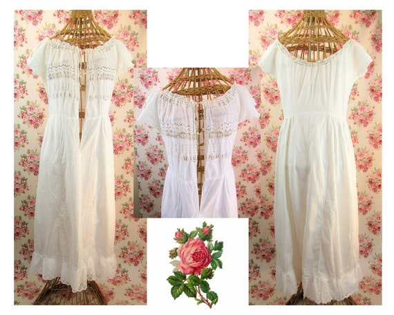 Antique Edwardian Chemise Size Small Antique Early