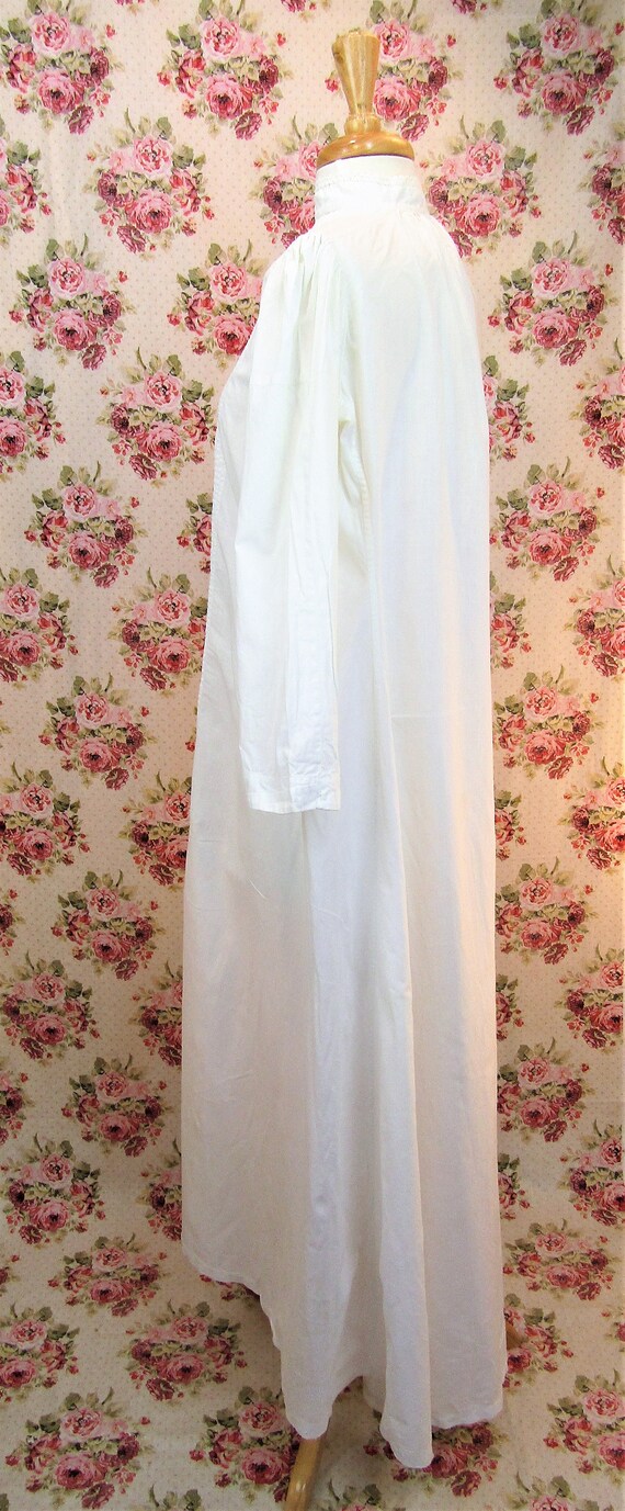 Antique Victorian 1800's Nightgown Size XS Antiqu… - image 7