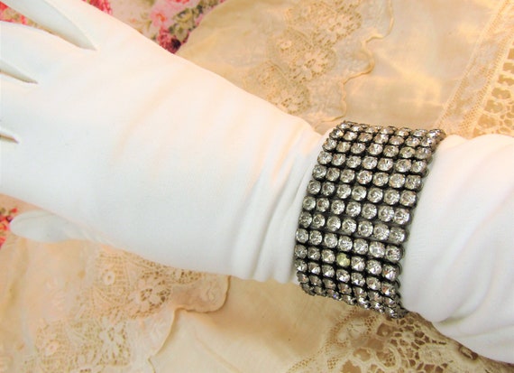 Vintage Bracelet 1950s Sparkling Cocktail Bracele… - image 2