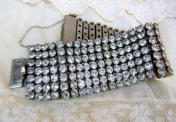 Vintage Bracelet 1950s Sparkling Cocktail Bracele… - image 3