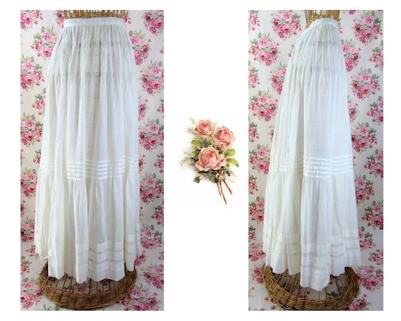Edwardian Skirt Size XS Edwardian Petticoat Titani