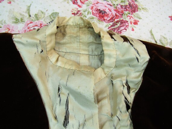 Antique Victorian Bodice Size XS 1890s Bodice 19t… - image 3