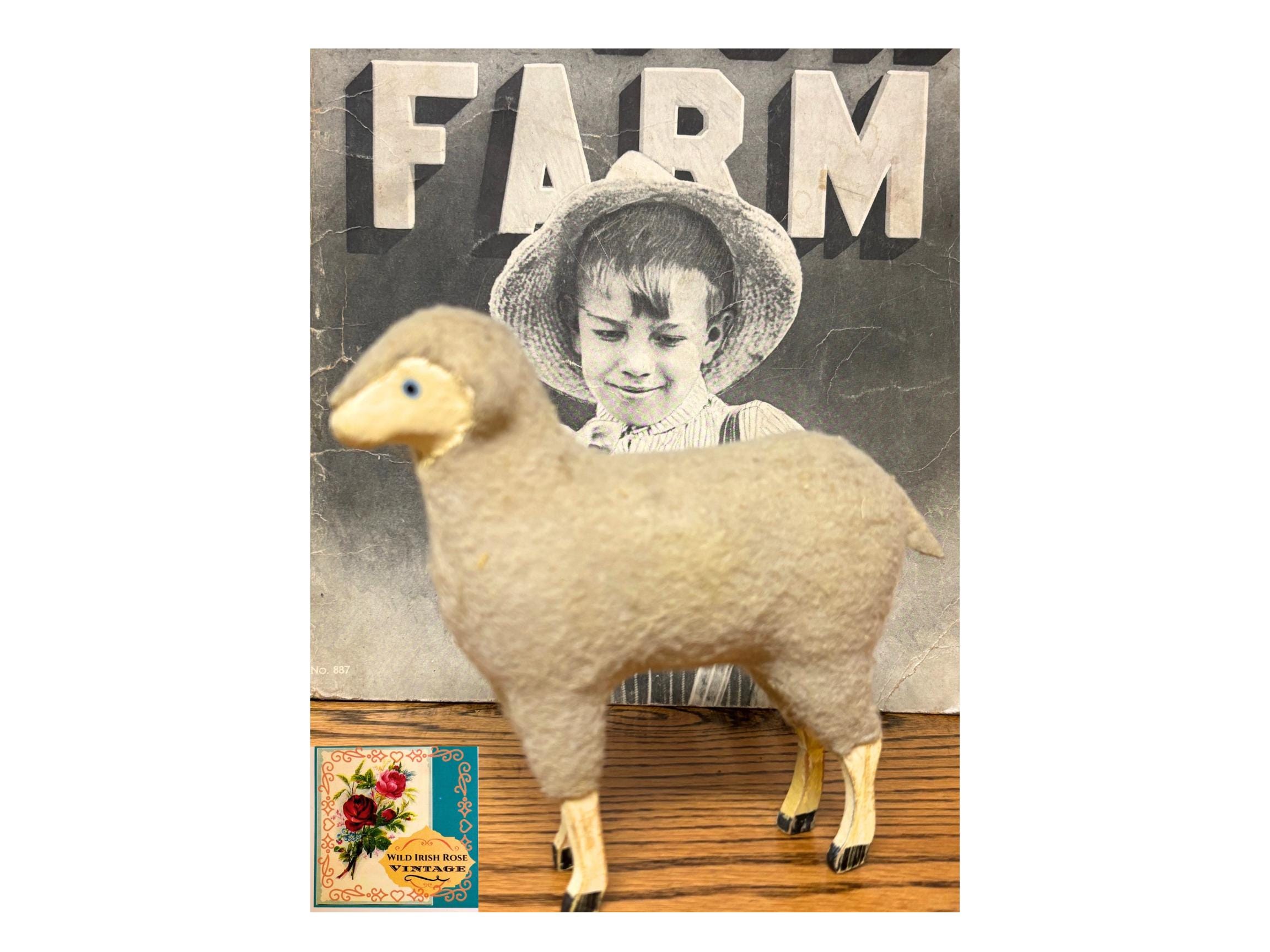 Putz Vintage Sheep - Etsy