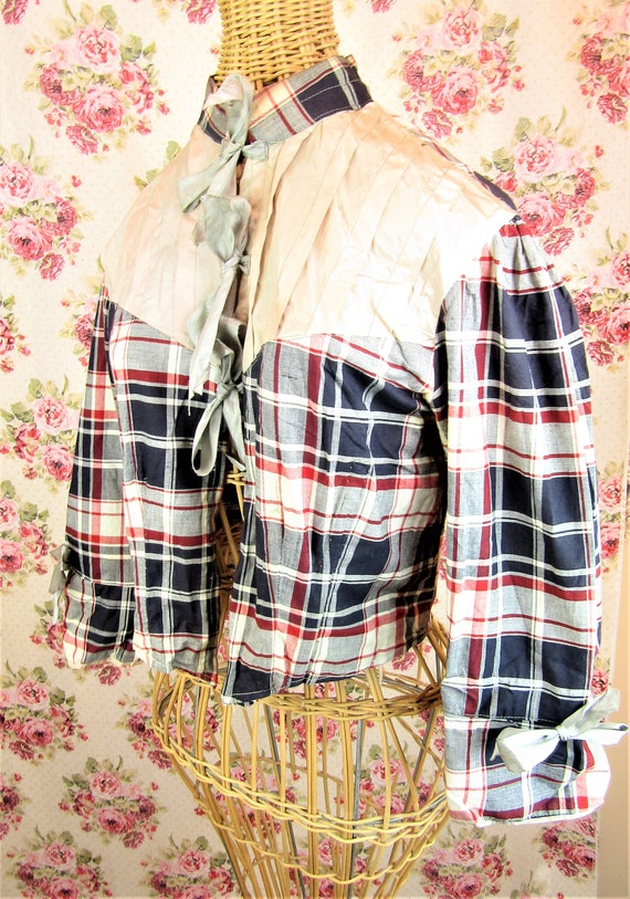 Antique Bodice Size S/M Antique Boned Bodice Vict… - image 5