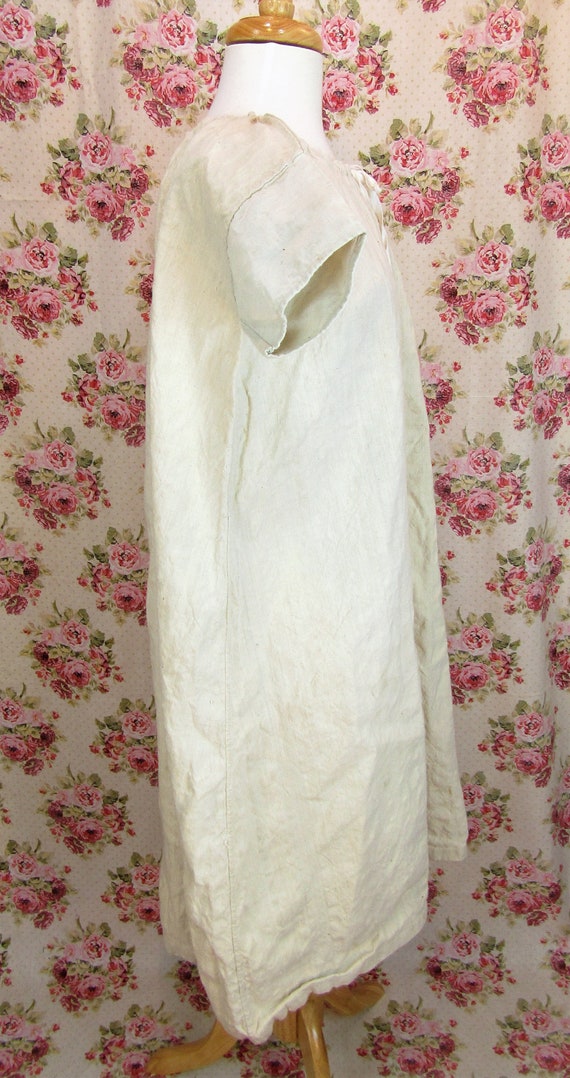 Antique 19th Century French Nightgown 1800’s Home… - image 5