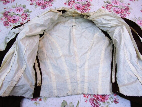 Antique Victorian Bodice Antique 1890s Bodice Ant… - image 9