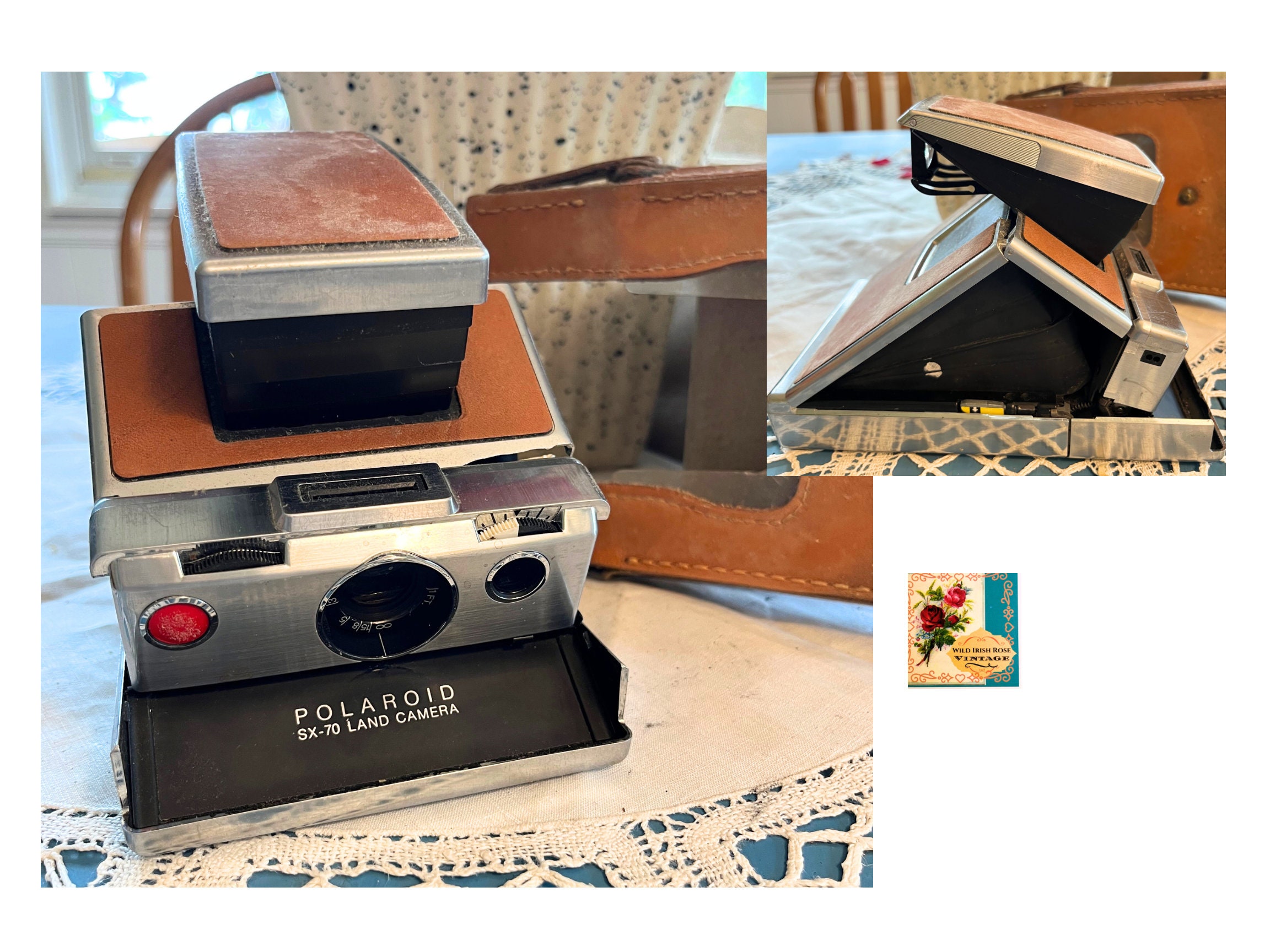Polaroid Sx 70 Land Camera Vintage 1970's Polaroid Camera SX-70