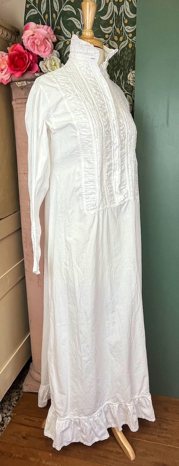 Antique Victorian 1800's Nightgown Antique 1800's… - image 6