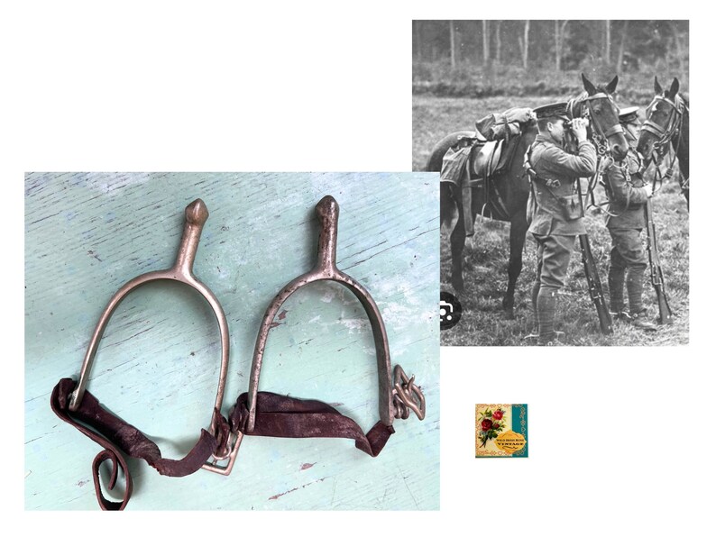 World War 1 US Cavalry Spurs WW1 US AB Military Riding Spurs Etsy