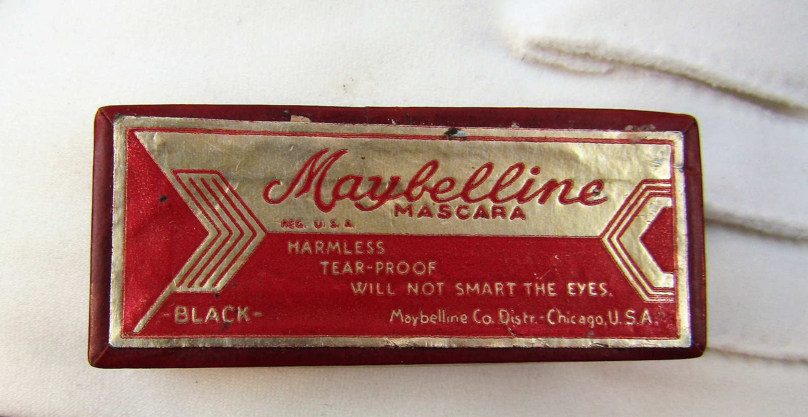 Vintage 1940s 40s Maybelline Mascara Vintage 1940s Solid Cake Etsy
