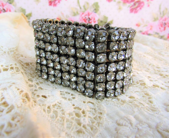 Vintage Bracelet 1950s Sparkling Cocktail Bracele… - image 7