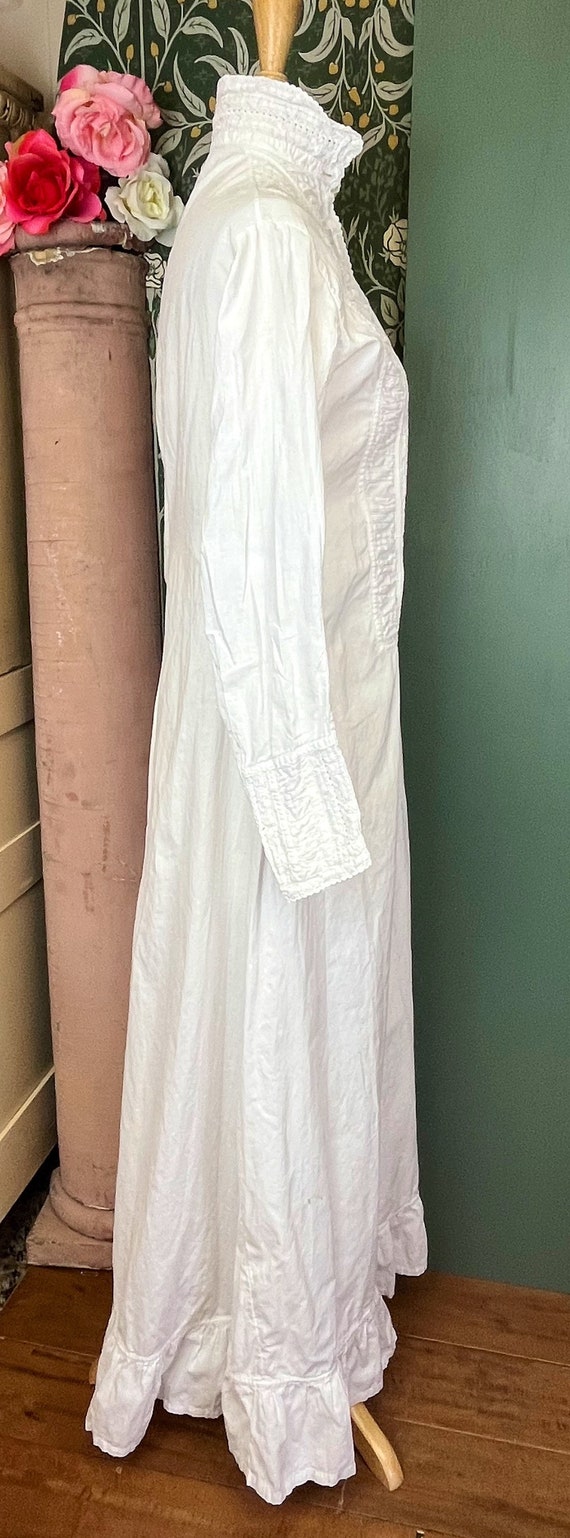 Antique Victorian 1800's Nightgown Antique 1800's… - image 7