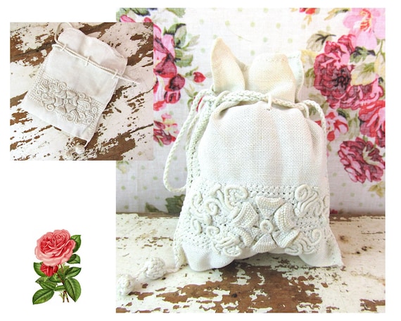 Antique Edwardian Reticule Pouch Bag Edwardian Bri