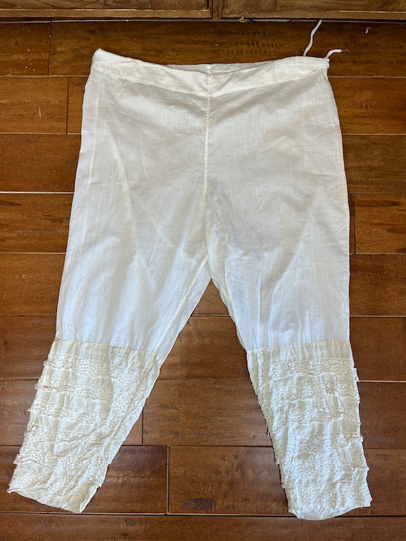 Antique Victorian Pantaloons 1800’s Long Bloomers… - image 6