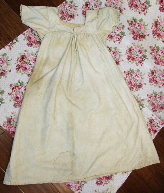 Antique Nightgown Mid 19th Century Ladies Nightgo… - image 8