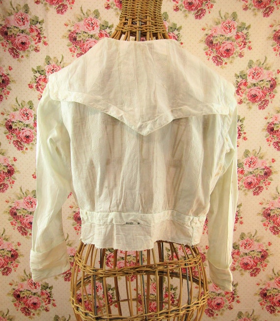 Antique Edwardian Blouse Victorian Bodice Antique… - image 5