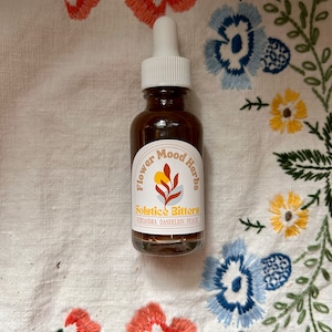 Solstice Digestive and Mood Support Bitters with Peach and Dandelion