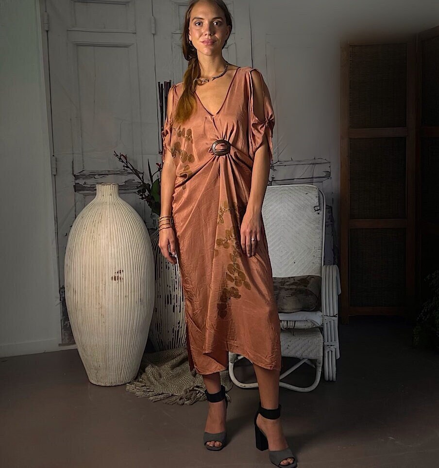 dress in silk