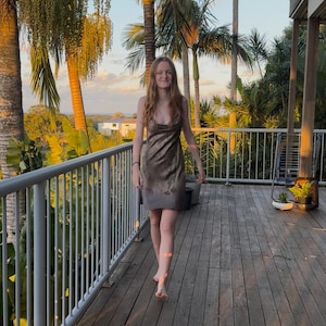 100% Silk Dress Hand dyed