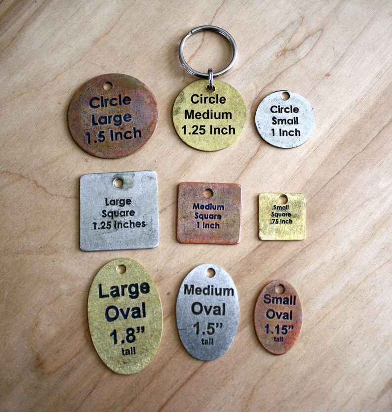 Pet Tags Pet ID Tag Dog Tag Dog Tags Custom Pet Tag Etsy