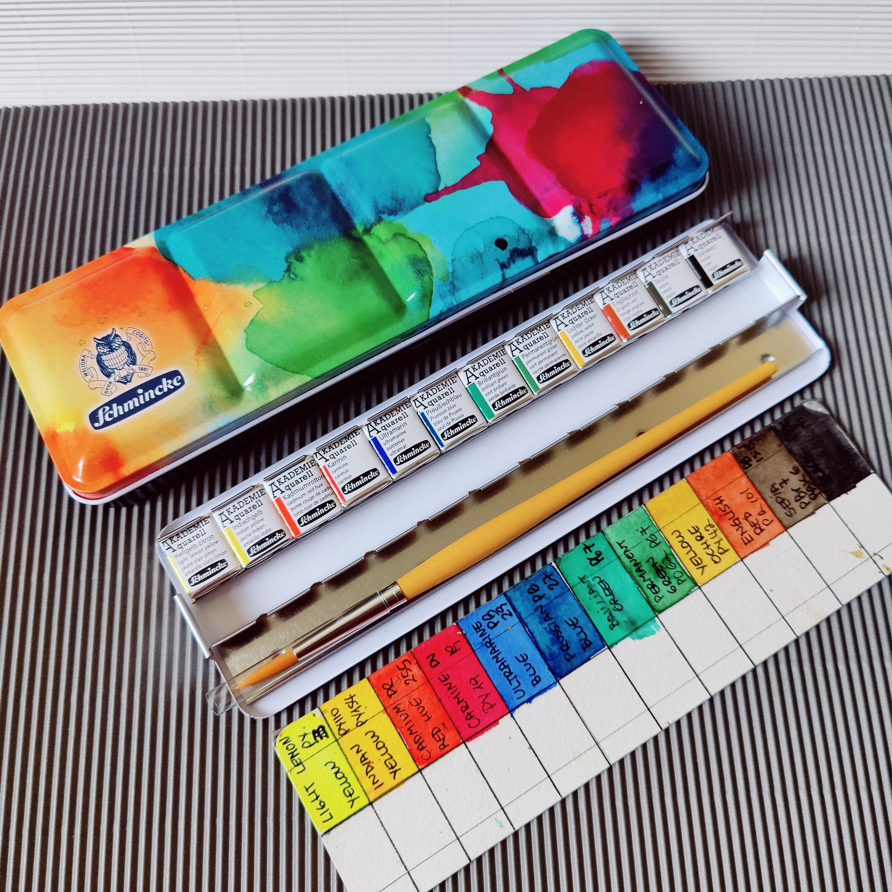 Akademie Watercolors, Slim Set of 12 | Schmincke