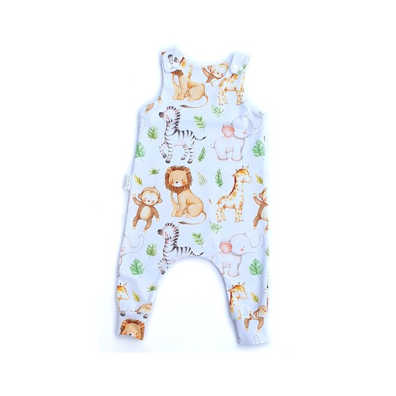 safari baby romper