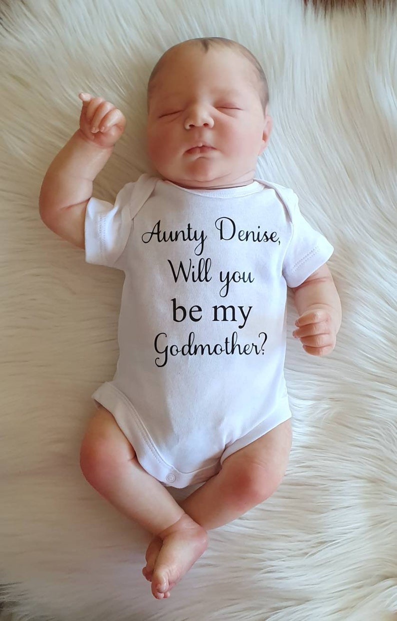 Godfather Godmother Customised Baby Clothes Christening Etsy Australia