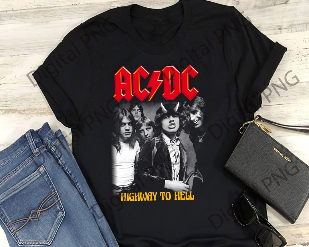 AC DC Rock Bands Designs Png |classic Rock Band Design | Rock Digital ...