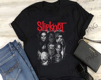 SLIPKNOT Rockbands ontwerpt Png | klassiek rockbandontwerp | Rots digitale download