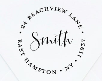 return address stamp etsy