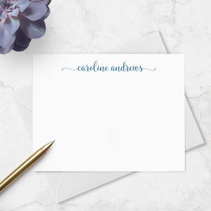 Personalized Note Card Set: Custom Stationery for Ladies | A2 or A7 imagem 6