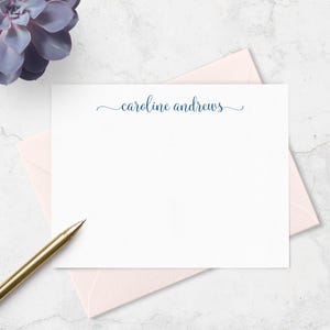 Personalized Note Card Set: Custom Stationery for Ladies | A2 or A7 imagem 7